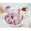 Quality Pink Sakura Ceramic Wine Set